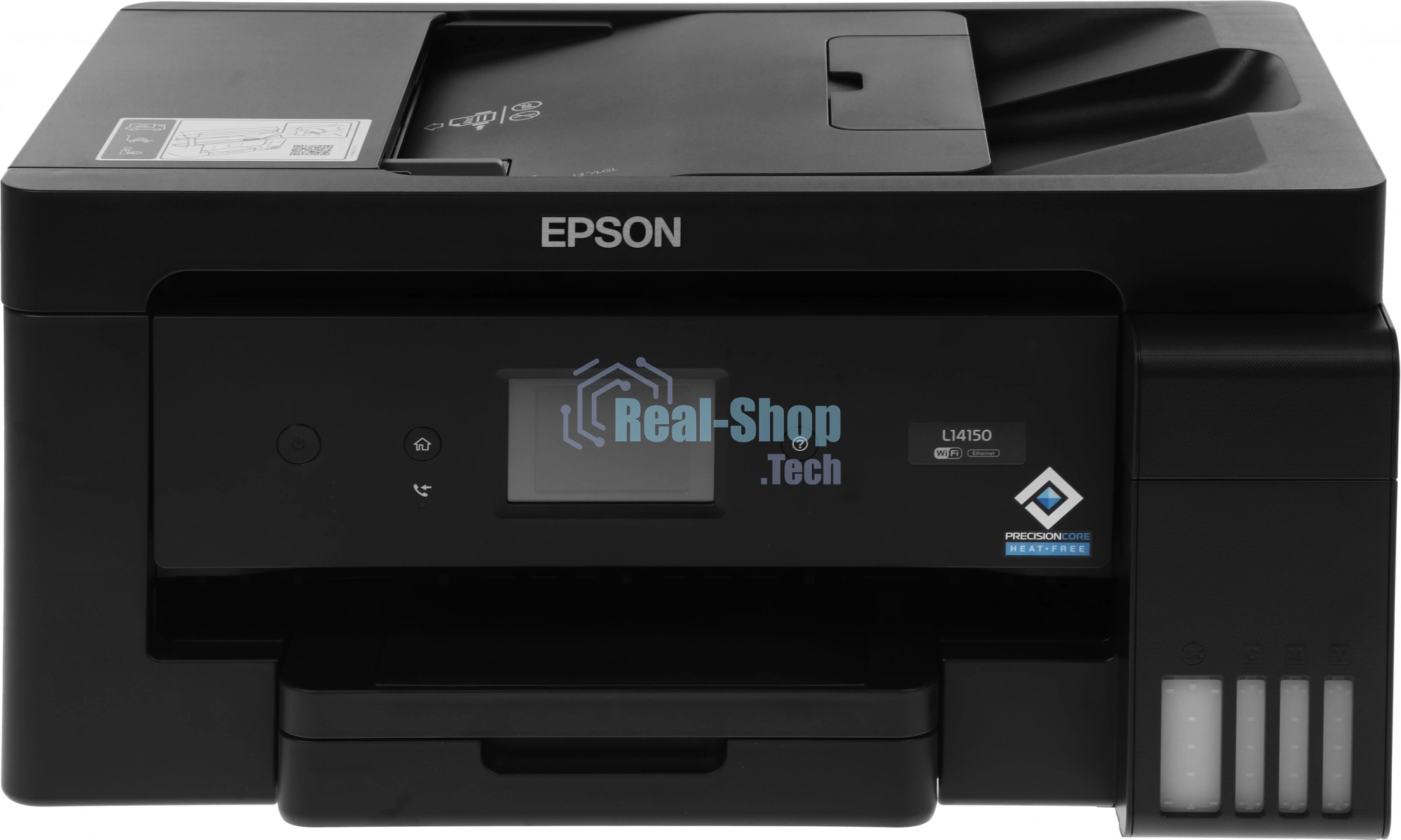 МФУ струйное Epson L14150, (C11CH96404/C11CH96505/C11CH96403/C11CH96502/C11CH96507), A3, цветной, печ. 38 стр/мин (ч/б) 24 стр/мин (цв.), 1200 x 4800 dpi (печать) 1200x2400dpi (скан.), USB, RJ-45, Wi-Fi
