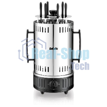 Шашлычница электрическая BBK BBQ603T нержавеющая сталь/черный