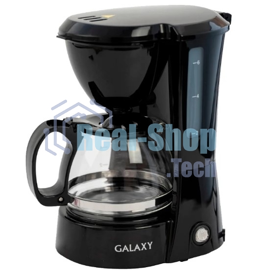 Кофеварка капельная Galaxy Line GL 0700 черный, исп. кофе - молотый, 0,75 л, 700 Вт.