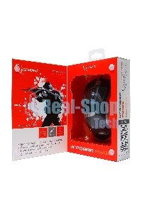 Мышь проводная Gembird MG-520 черный, 3200 dpi, USB, кнопки - 6