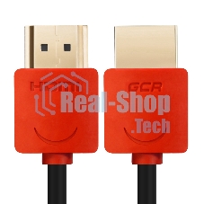 Кабель Greenconnect SLIM 3.0m HDMI 2.0, красные коннекторы Slim, OD3.8мм, HDR 4:2:2, Ultra HD, 4K 60 fps 60Hz, 3D, AUDIO, 18.0 Гбит/с, 32/32 AWG, GCR-51601 Кабель Greenconnect SLIM 3.0m HDMI 2.0, красные коннекторы Slim, OD3.8мм, HDR 4:2:2, Ultra HD, 4K 60 fps 60Hz, 3D, AUDIO, 18.0 Гбит/с, 32/32 AWG, GCR-51601