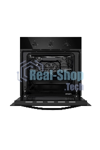 Духовой шкаф электрический Maunfeld EOEC.586B2 черный, встраиваемый