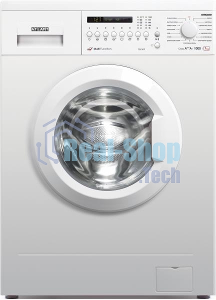 Стиральная машина Atlant СМА 70С107-000 белый, загрузка фронтальная 7 кг, 1000 об/мин., класс: А++