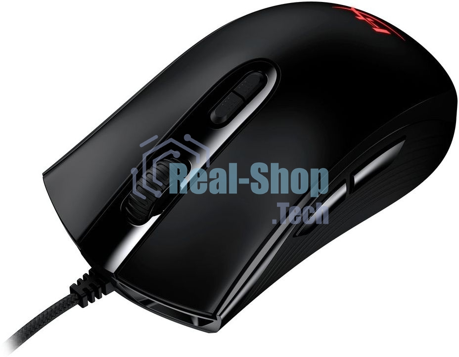 Мышь проводная HyperX Pulsfire Core черный, 6200 dpi, USB, кнопки - 7