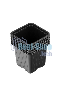 Горшочек для рассады, 70х70х65 мм, полистирол, 5 шт. Россия