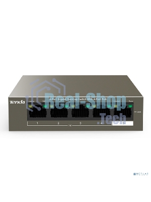 Коммутатор 5PORT 1000M 4POE Tenda TEG1105P-4-63W