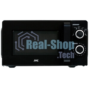 Микроволновая печь JVC JK-MW130M черный, 20 л, 700 Вт, переключатели - поворотный механизм