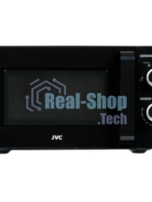 Микроволновая печь JVC JK-MW130M черный, 20 л, 700 Вт, переключатели - поворотный механизм