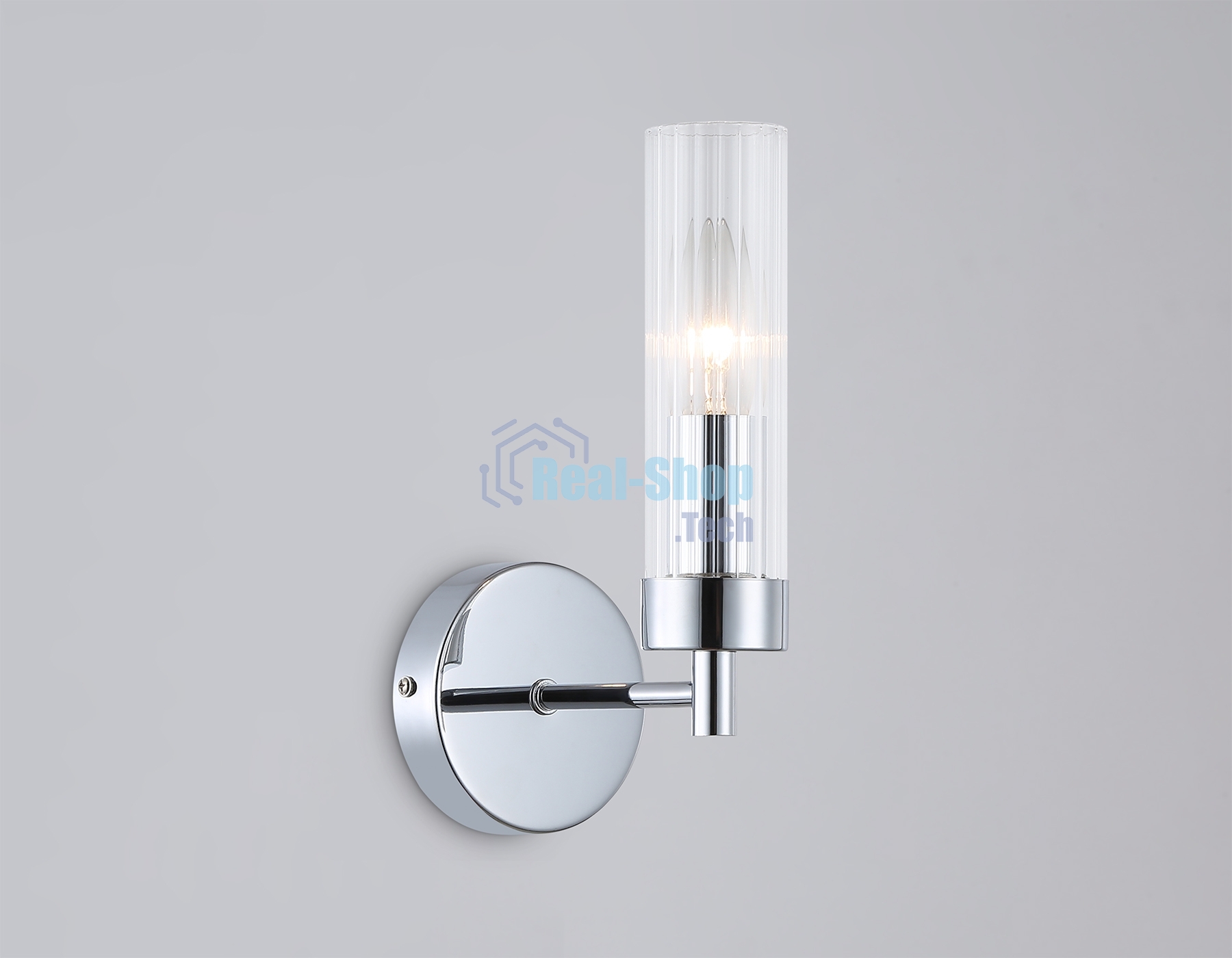 Настенный светильник Ambrella light LH55154 CH/CL хром/прозрачный E14 max 40W 155*100*245
