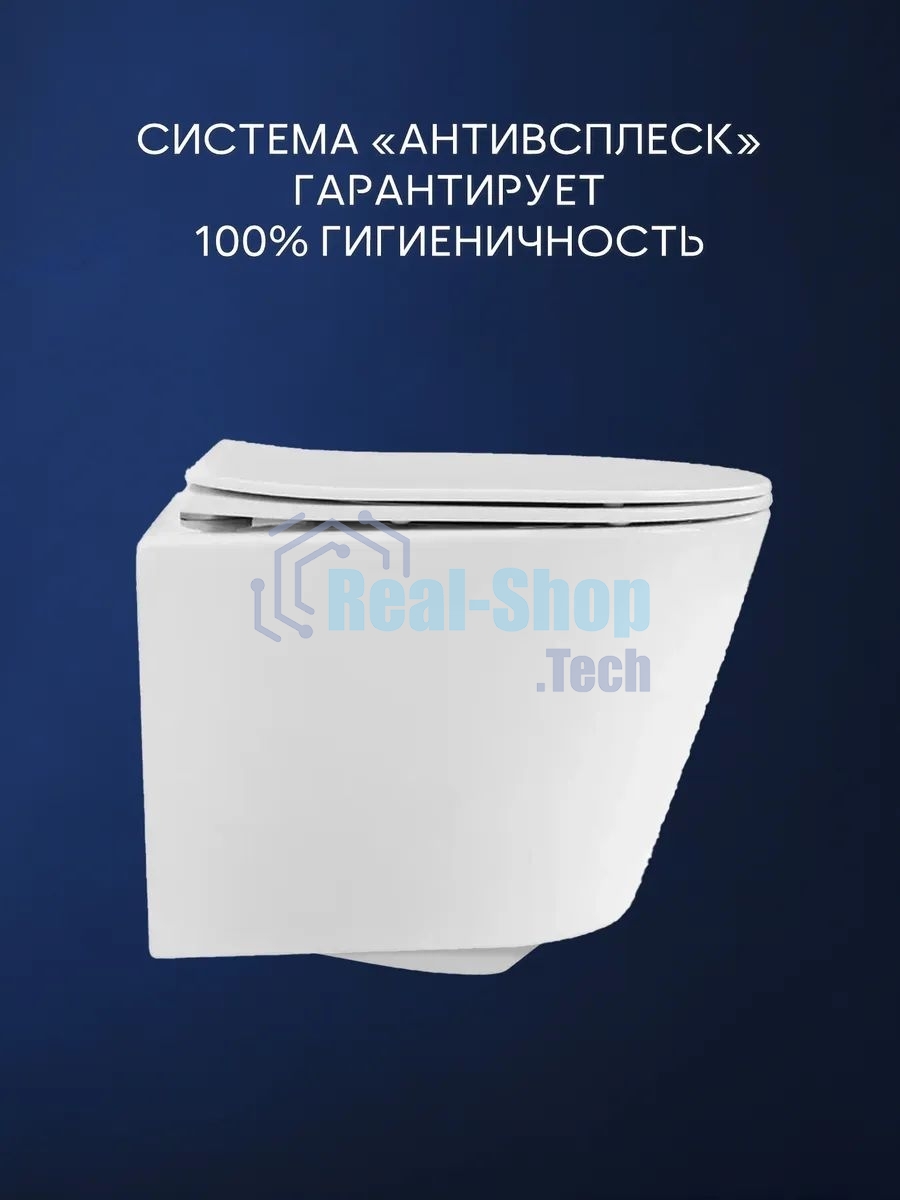 Комплект BAU 6 в 1: инсталляция BAU PRO, унитаз подвесной торнадо Bau Nimb Hurricane-2, сиденье дюропласт микролифт, клавиша BAU Stil, черный матовый