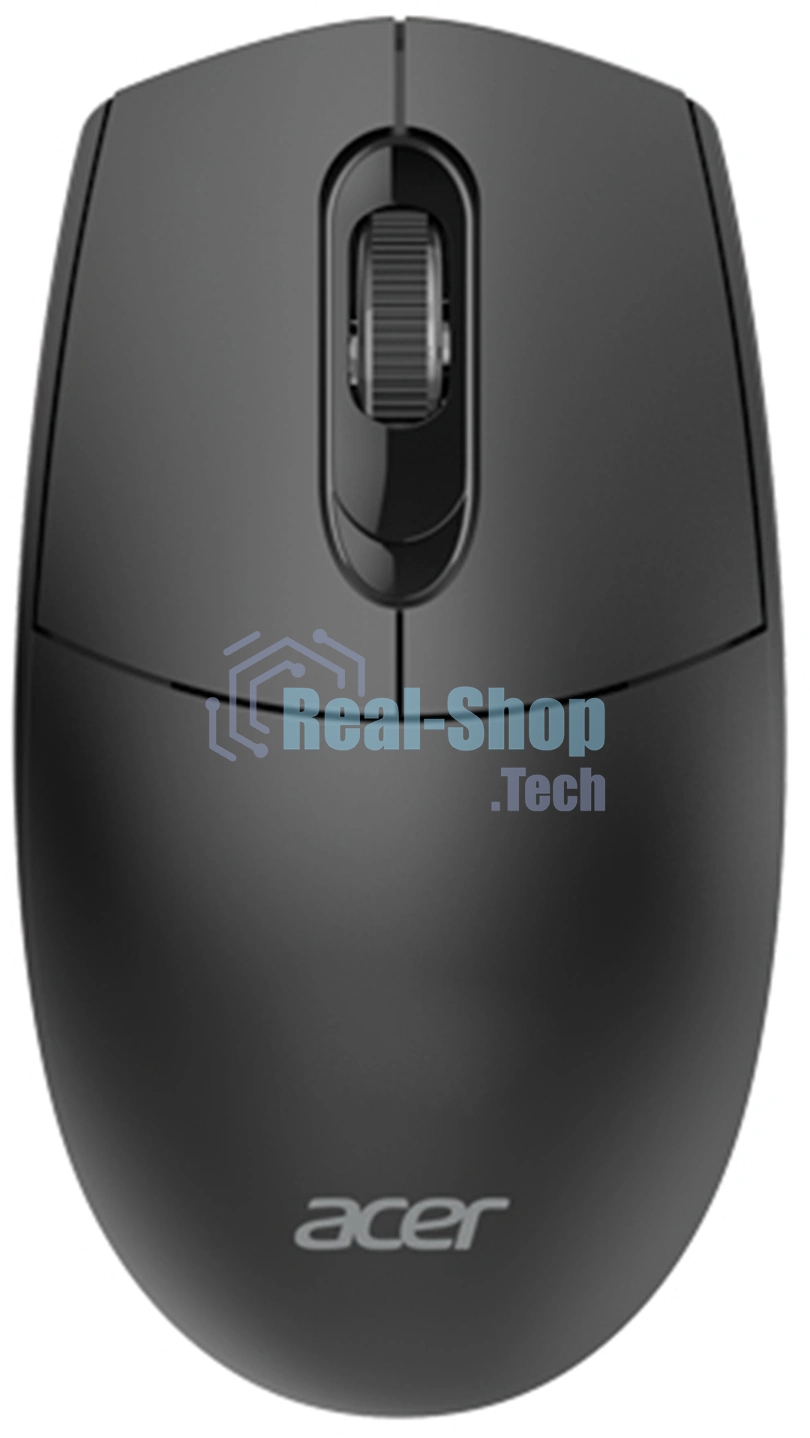Комплект клавиатура+мышь Acer OCC501 проводной, USB, 1200 DPI, черный