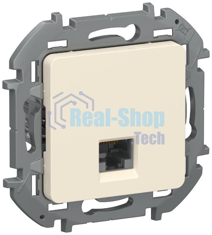 Inspiria Слоновая кость Розетка компьютерная RJ45 кат.6 UTP  | 6738311 | IEK