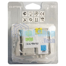 Картридж струйный Cactus CS-EPT0485 светло-голубой (14,4 мл) для Epson Stylus Photo R200/R220/R300/R320/R340/RX500/RX600/RX620/RX640
