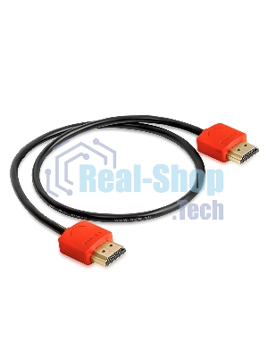 Кабель Greenconnect SLIM 3.0m HDMI 2.0, красные коннекторы Slim, OD3.8мм, HDR 4:2:2, Ultra HD, 4K 60 fps 60Hz, 3D, AUDIO, 18.0 Гбит/с, 32/32 AWG, GCR-51601 Кабель Greenconnect SLIM 3.0m HDMI 2.0, красные коннекторы Slim, OD3.8мм, HDR 4:2:2, Ultra HD, 4K 60 fps 60Hz, 3D, AUDIO, 18.0 Гбит/с, 32/32 AWG, GCR-51601