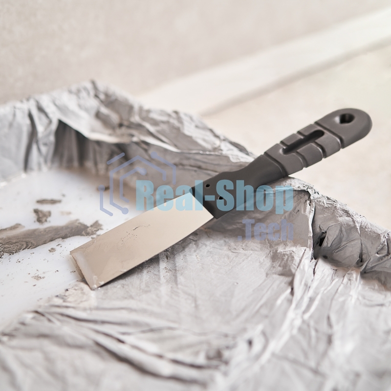 Шпатель Rexant 40 мм нержавеющая сталь, пластмассовая ручка