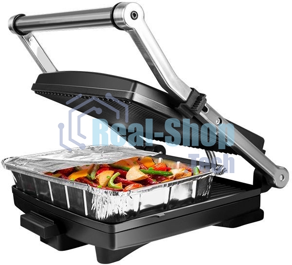 Гриль электрический Redmond SteakMaster RGM-M800 черный/стальной