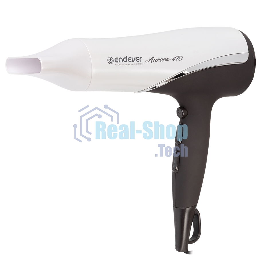Фен Endever Aurora 470, 2600 Вт, 2 режима мощ., 2 скорости, Режим 