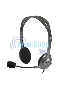Гарнитура проводная Logitech Headset H111 Stereo grey (981-000594/981-000593/981-000588)