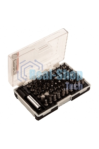 Набор бит Matrix с магнитным держателем, CrV, 61шт