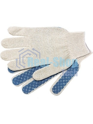 Перчатки трикотажные, ПВХ-покрытие 