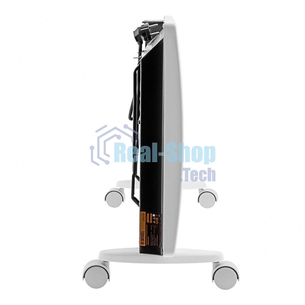 Конвектор гибридный Denzel HybridX-2000 белый, 2000 Вт, 30 м2, термостат, дисплей