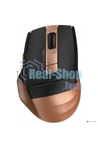 Мышь беспроводная A4Tech Fstyler FG35 золотистый/черный, 2000 dpi, радиоканал, USB, кнопки - 6