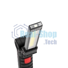 Фонарь многофункциональный Rexant с магнитом, крюком и клипсой, маленький