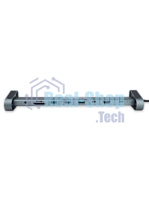 Док-станция Gembird UHB-D5, USB Type-C, 3xUSB 3.1, Type-C PD87W, Jack 3.5, SD/TF, HDMI, RJ45, USB Type-C, USB