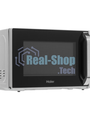 Микроволновая печь Haier HMB-DM208SA серебристый/черный, 20 л, 800 Вт, переключатели - кнопки, поворотный механизм