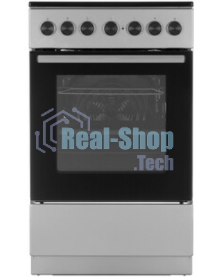 Плита электрическая Gorenje GEC5B41SG серый, конфорок 4 шт, духовка 62 л, 50 см x 85 см x 59.4 см