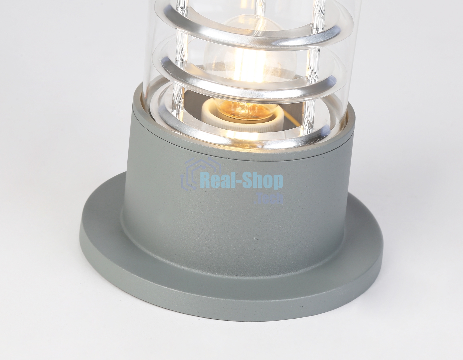 Светильник Ambrella light ST2531 GR/CL серый/прозрачный IP54 E27 max 40W D108*200