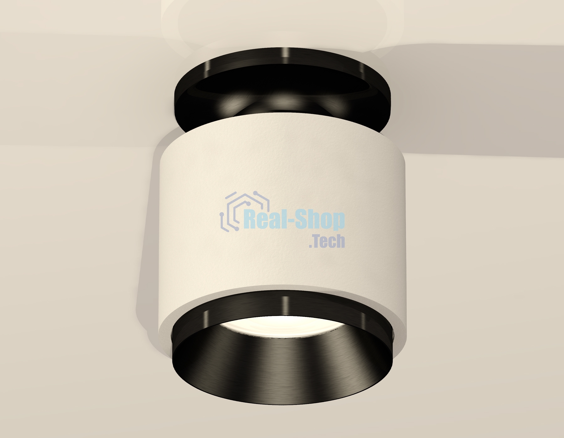 Светильник Ambrella Light XS7510060 SWH/PBK белый песок/черный полированный MR16 GU5.3 (N7926, C7510, N7031)