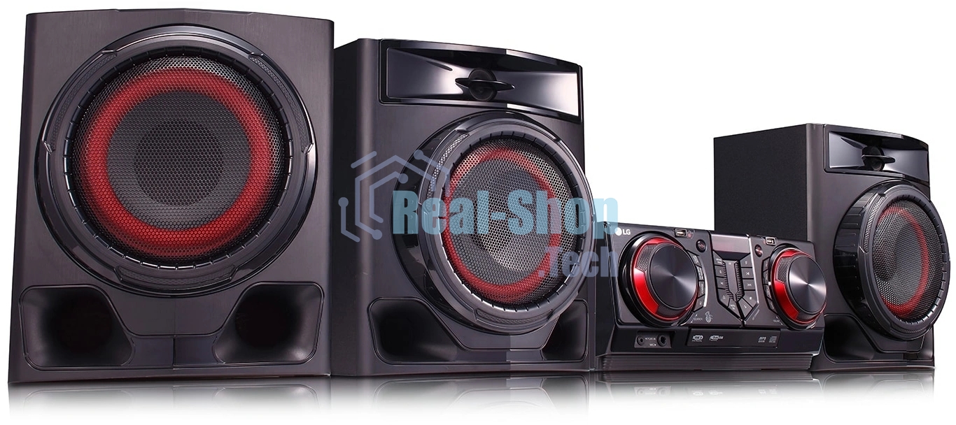 Минисистема LG XBoom CJ45 черный 720Вт FM USB BT