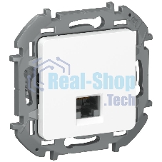 Inspiria Белый Розетка компьютерная RJ45 кат.6 UTP  | 6738301 | IEK