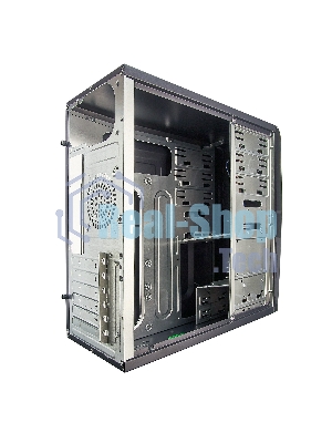 Компьютерный корпус ExeGate EX280389RUS Miditower ExeGate CP-604 Black, ATX, (CP500W, 80мм), 2хUSB, Audio