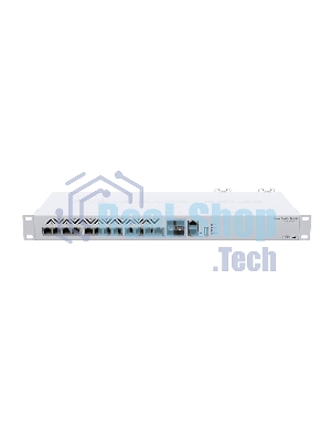Маршрутизатор MikroTik CRS312-4C+8XG-RM Cloud Router Switch 8х 1G/2.5G/5G/10G RJ45, 4х 10G RJ45/SFP+ with RouterOS L5, 1U rackmount enclosure
