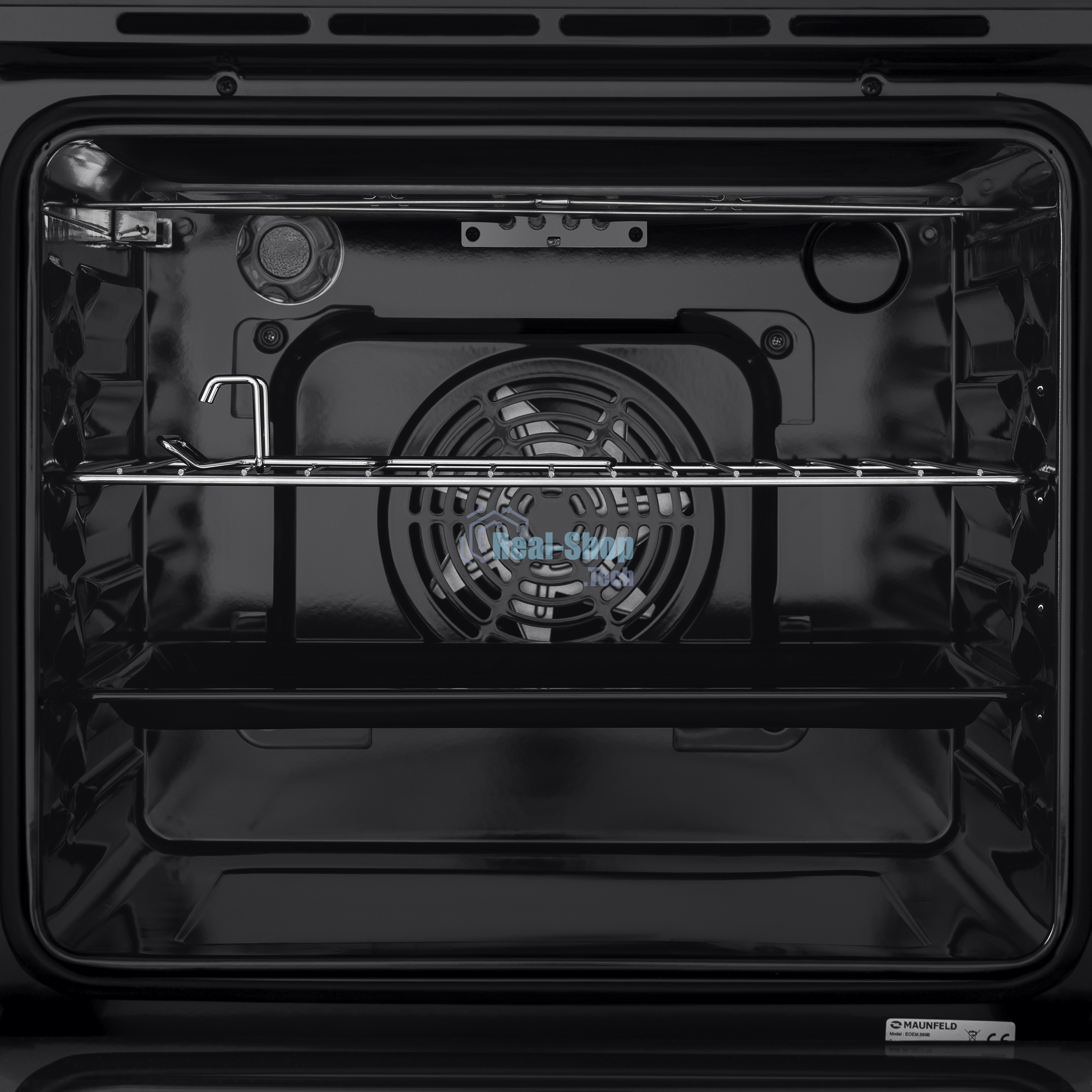 Духовой шкаф электрический Maunfeld EOEC.586B2 черный, встраиваемый