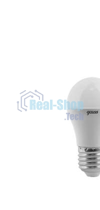 Лампа светодиодная Gauss LED Шар E27 6.5W 520lm 3000K 1/10/50