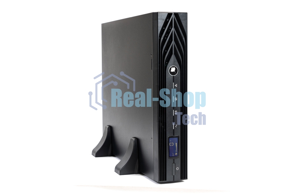 Источник бесперебойного питания SKAT-UPS 1000 RACK + 2x9Ah UPS 900 W, On-Line, sine, built-in rechargeable batteries 2 pcs x 9Ah