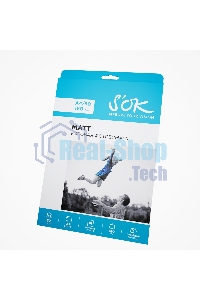 Фотобумага S'OK матовая, формат А4, плотность 180г/м2, 50 листов SA4180050M