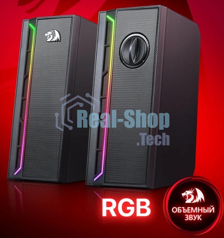 Акустическая система Defender 2.0 CALLIOPE RGb USB 3.5мм REDRAGON