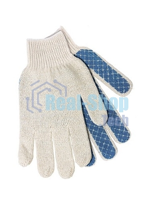 Перчатки трикотажные, ПВХ-покрытие 