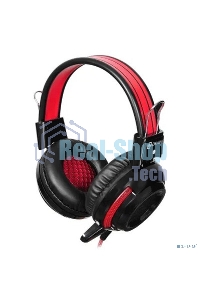 Наушники Oklick HS-G300 черный/красный 2.2 м мониторы оголовье (AH-V1)