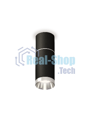 Светильник Ambrella Light XS6323060 SBK/PSL черный песок/серебро полированное MR16 GU5.3 (C6302, A2060, C6323, N6132)