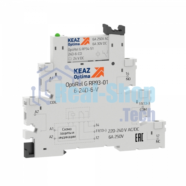Релейный модуль OptiRel G RM38-51-220-240U-6-V-CO