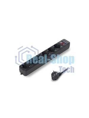 Сетевой фильтр ExeGate EX119393RUS SP-6-3B (6 розеток, 3 м, евровилка, черный)