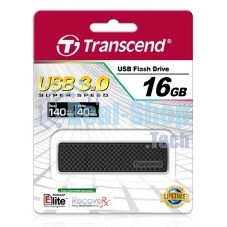 Флешка USB Transcend JetFlash 780 (TS16GJF780), 16 Gb, USB 3.0, R/W 140/40, черный/серебристый