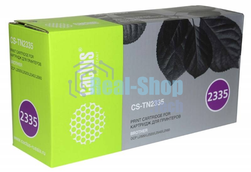 Картридж лазерный Cactus CS-TN2335 черный (1200 стр.) для Brother DCP L2500/L2520/L2540/L2560