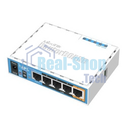 Роутер MikroTik RB952Ui-5ac2nD 2.4+5 ГГц, 802.11a/b/g/n/ac, MIMO 2x2, 5x Ethernet