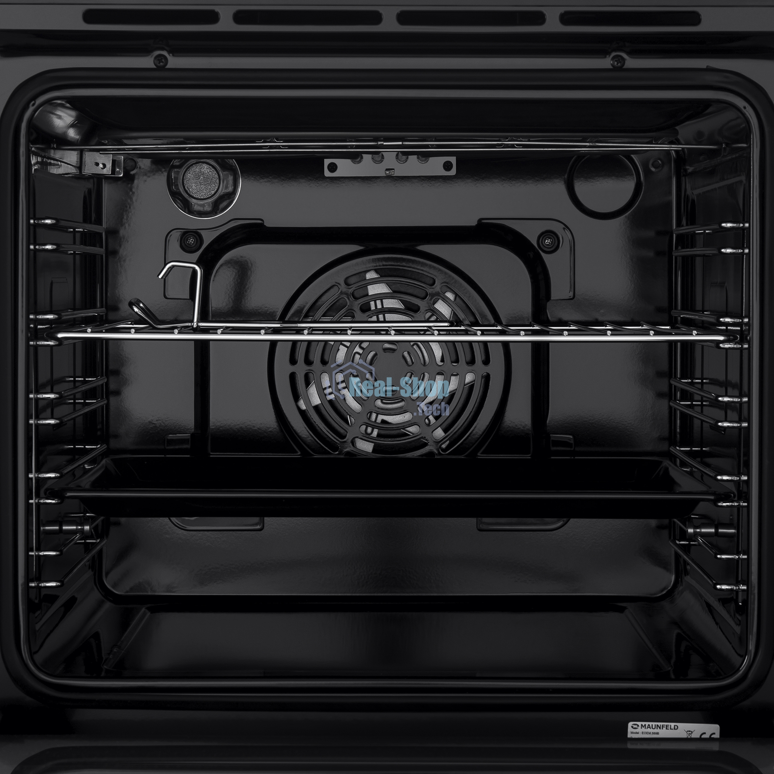 Духовой шкаф электрический Maunfeld EOEM.589B черный/серебристый, встраиваемый